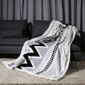 Super soft warm geometry pattern throws blanket